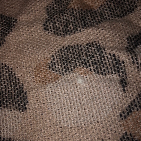 BP Leopard Print Scarf in Brown and Tan - Picture 8 of 8